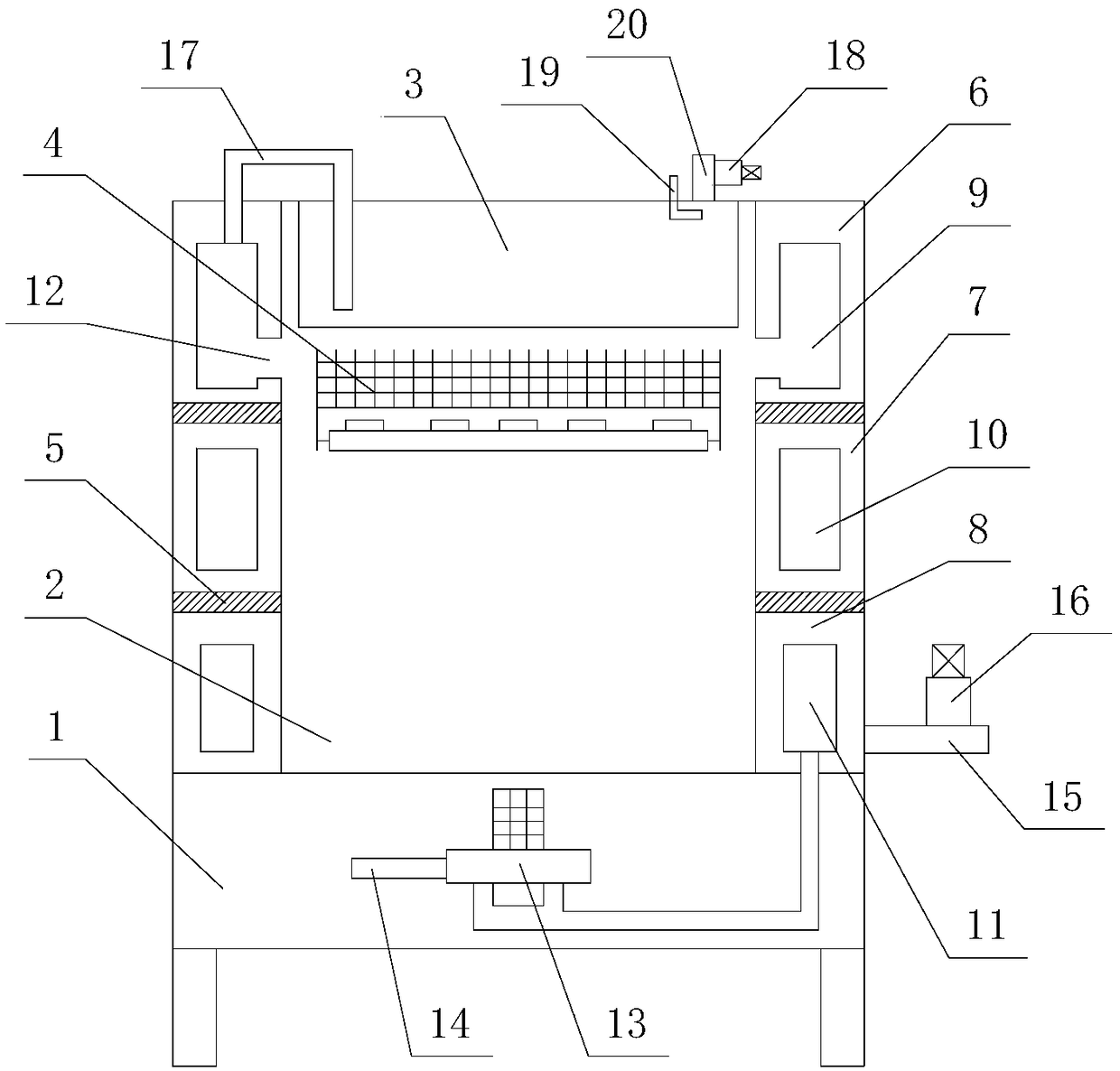 Multistage condensation miniature hot water stove