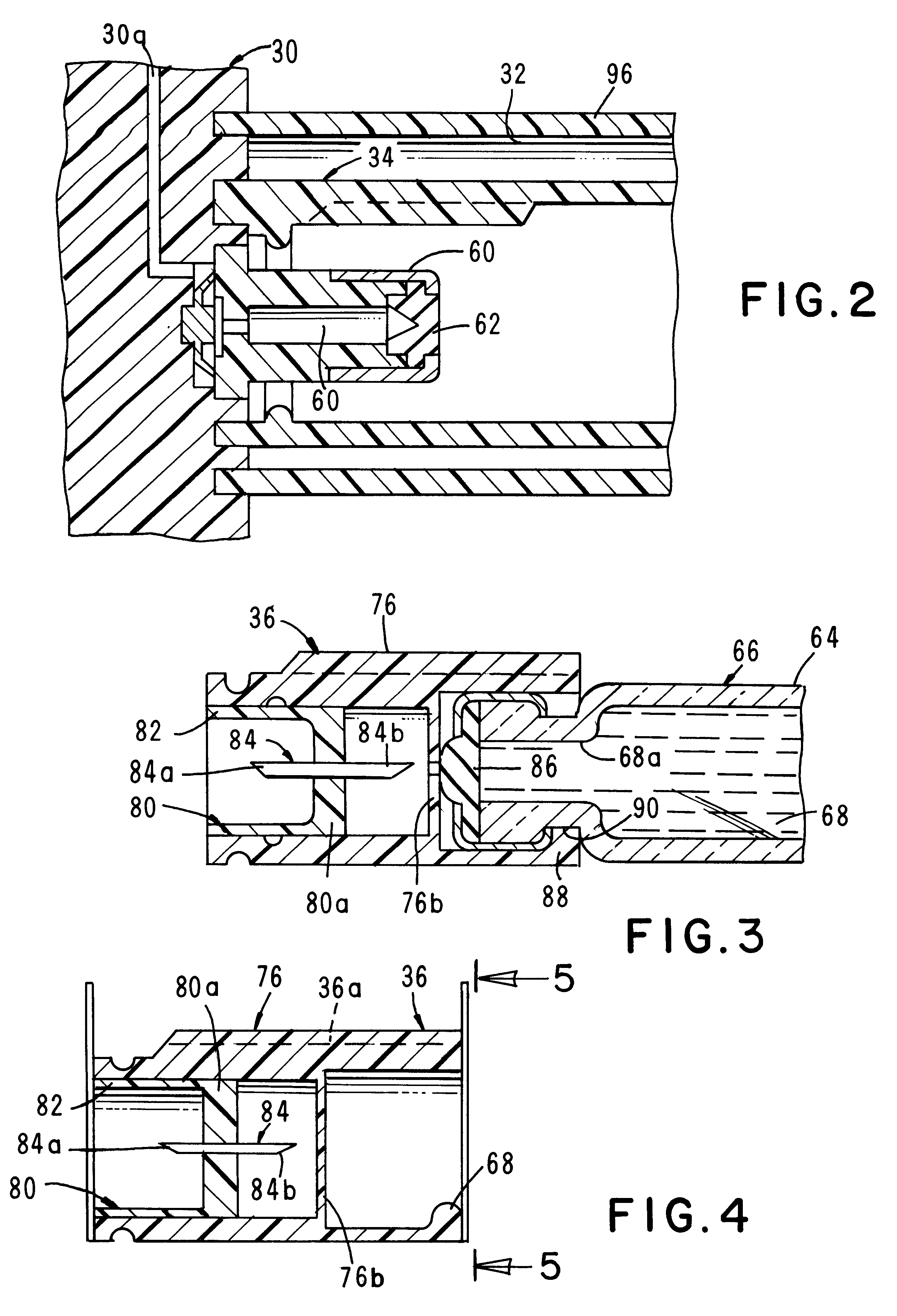 Fluid delivery device with full adapter