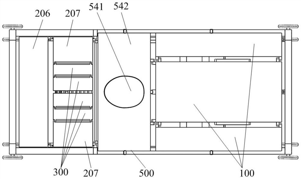 Nursing bed with pedestal pan assisting function