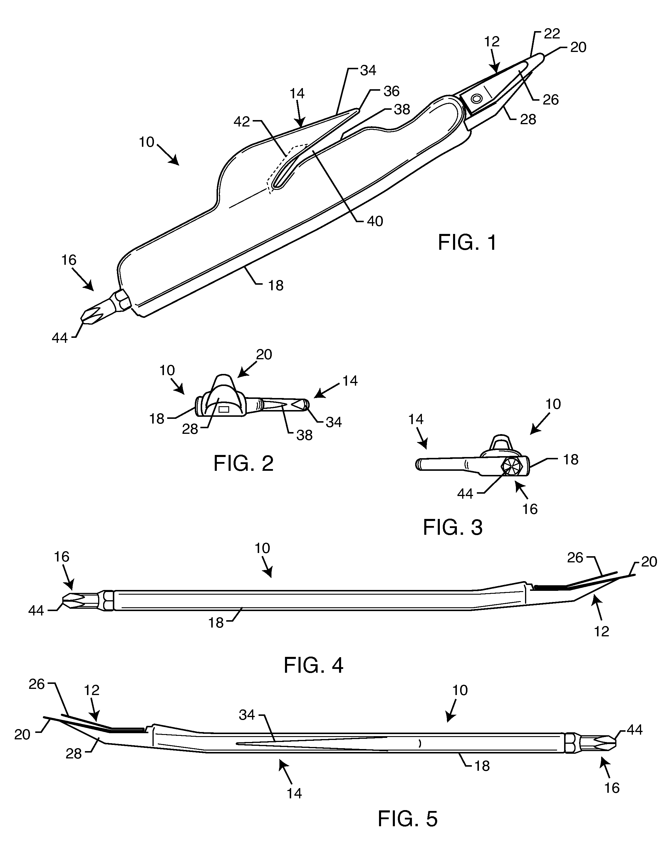 Multi-function tool including a letter opener and staple remover