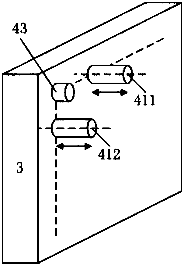 A portable laser large working distance autocollimation device and method