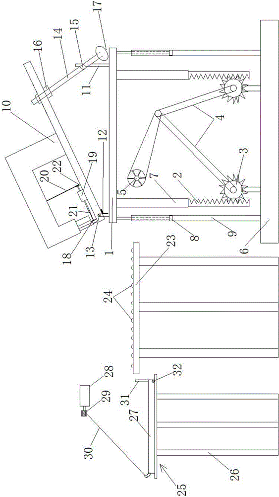 Surrounding edge machining device