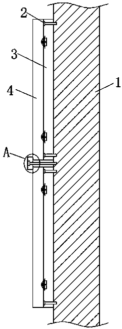 Anti-falling device of building elements for building construction