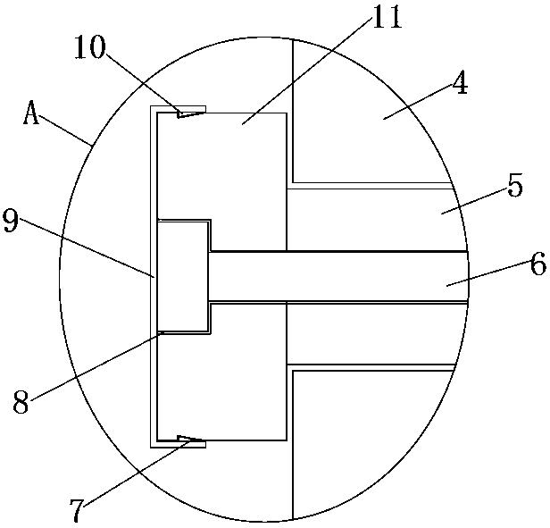 Anti-falling device of building elements for building construction