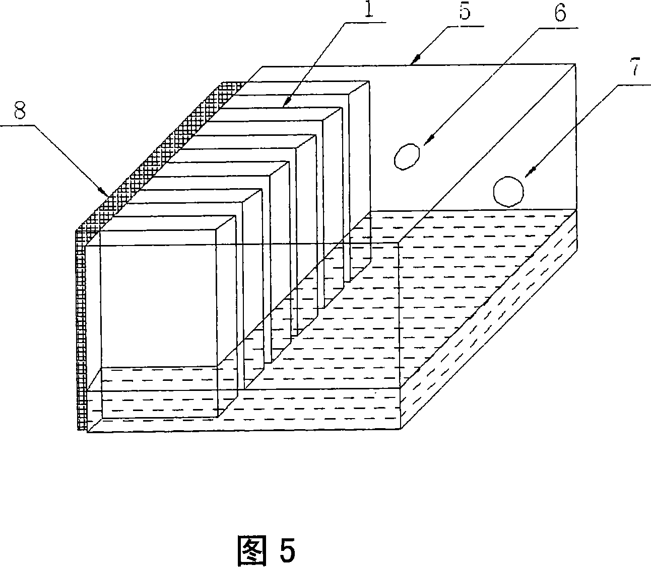 Straight-fin heat expansion reinforced structure minuteness scale composite phase-change heat fetching method and apparatus