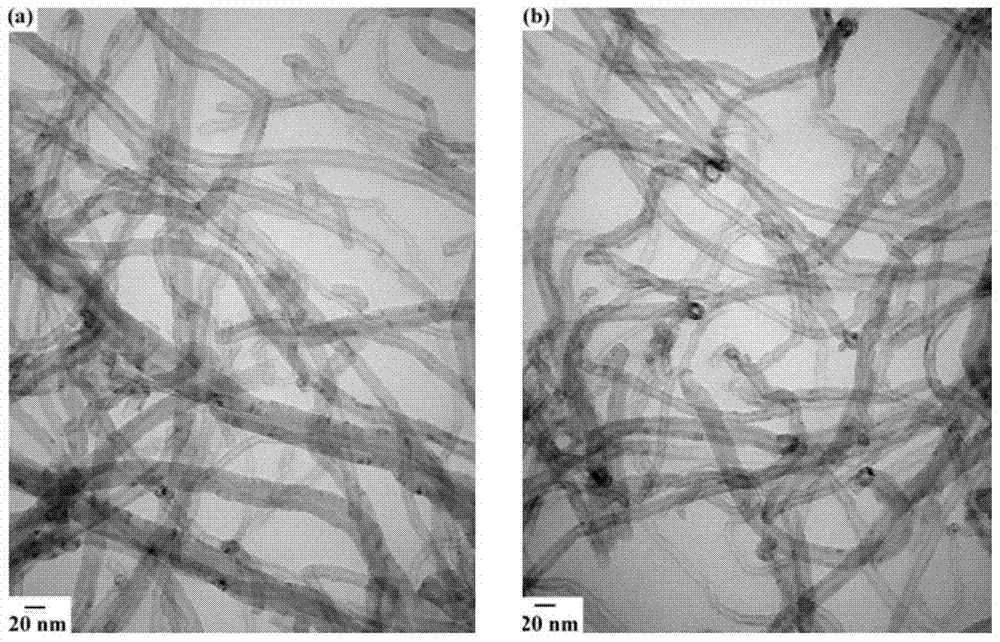 A kind of preparation method and application of graphene-coated metal nanoparticle catalyst