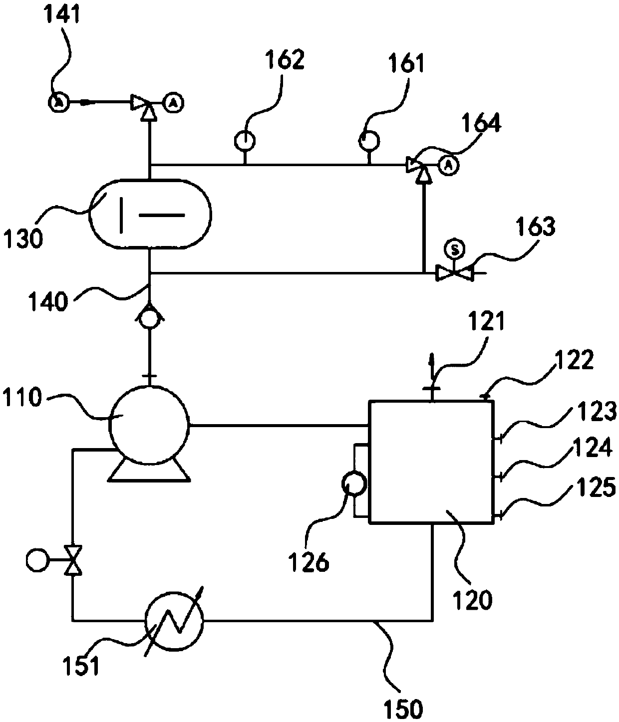 Power-assisted degassing system, and vacuum degassing tower and pure water system with power-assisted degassing system