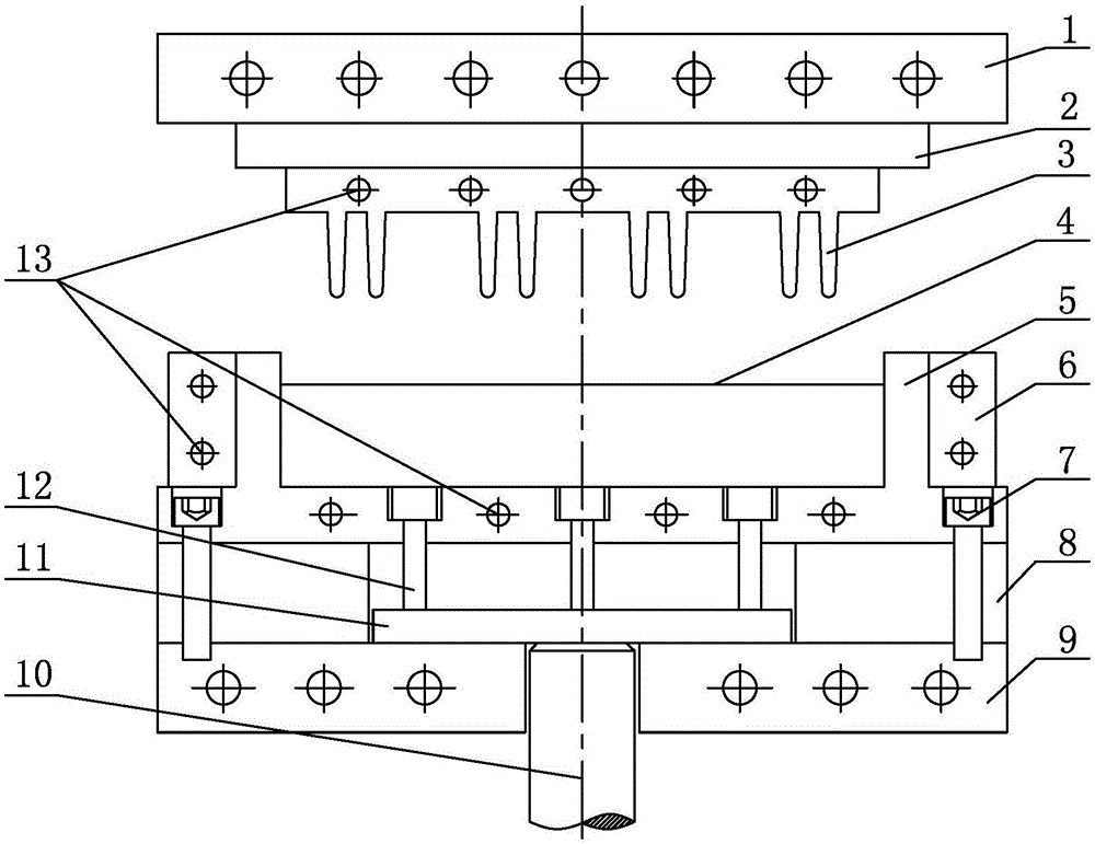 Manufacturing method for integrated panel with thin-wall ultrahigh reinforcing rib