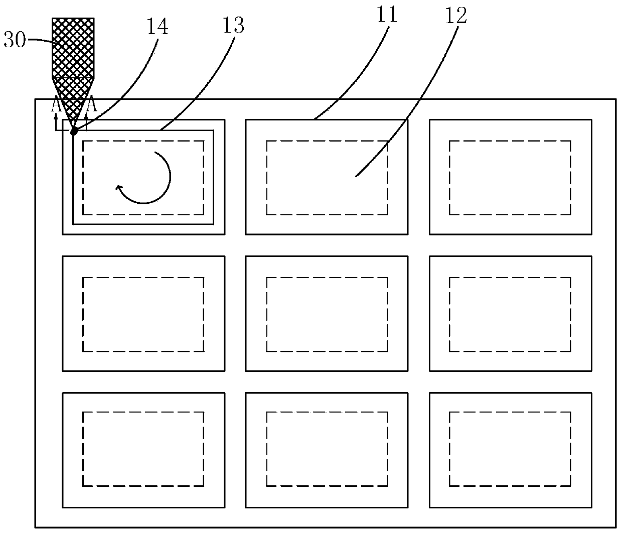 Coating method of sealant