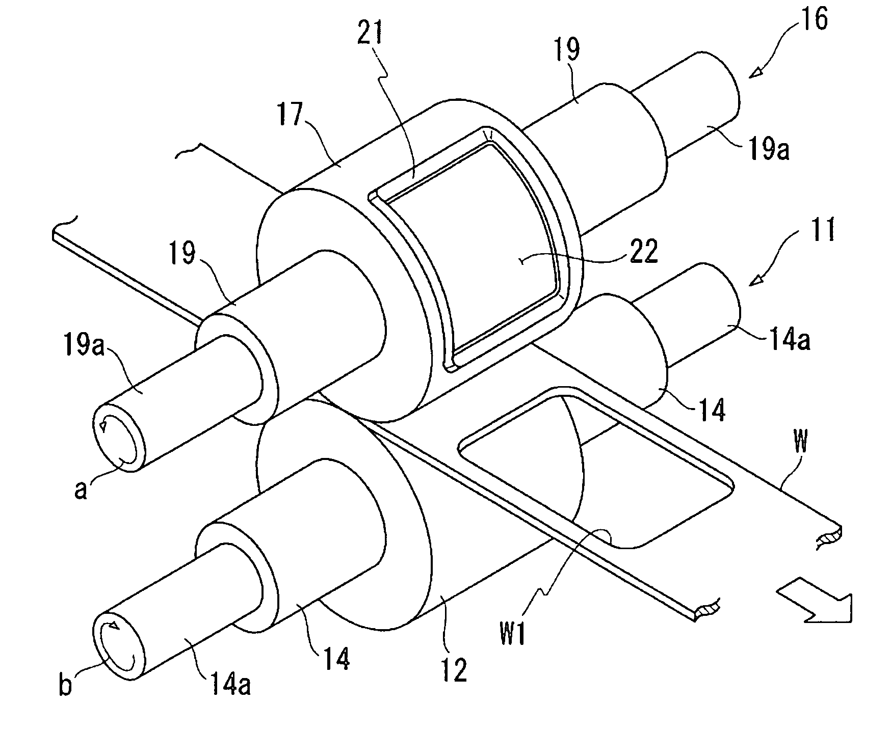 Rotary die device