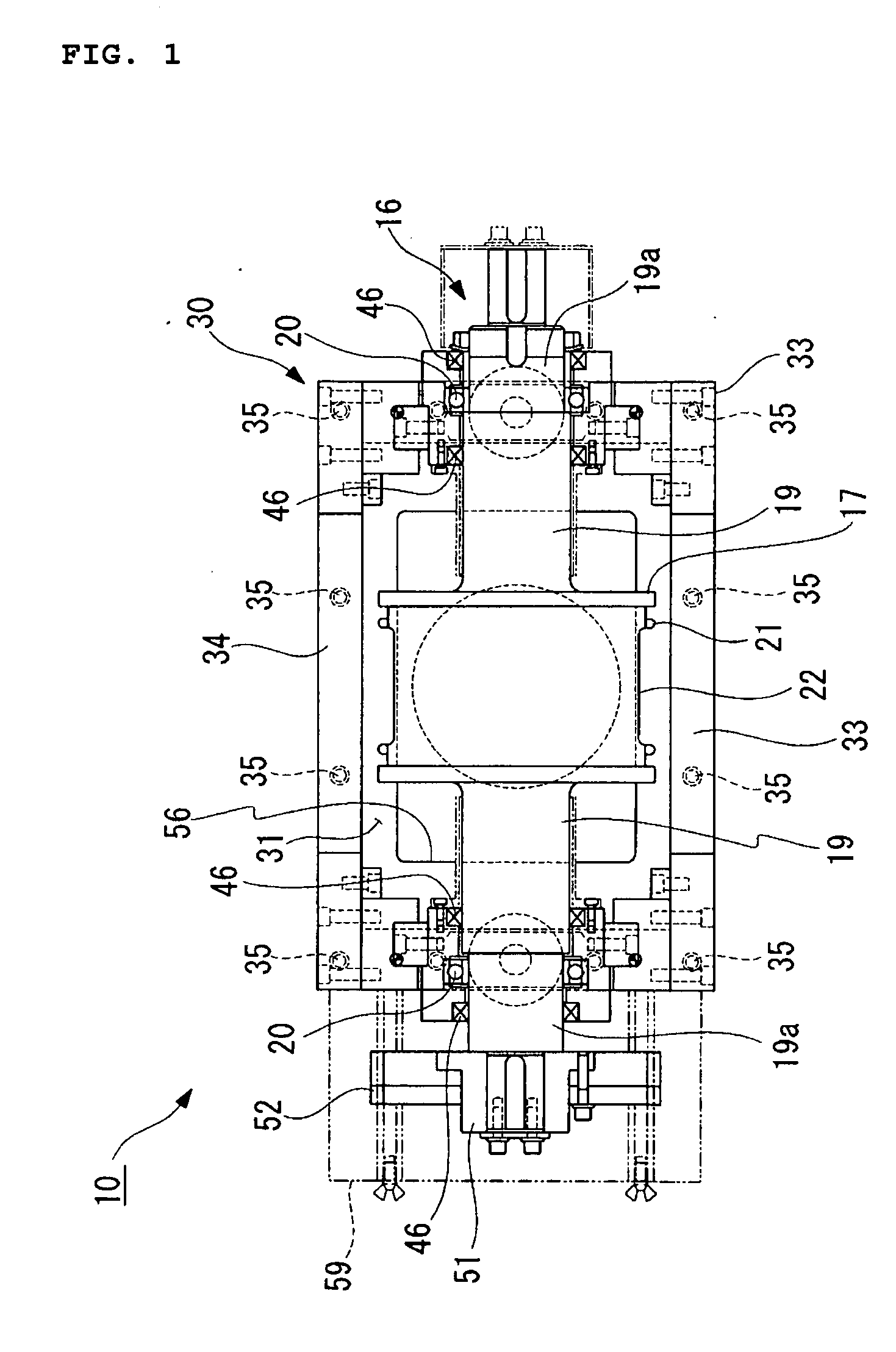 Rotary die device