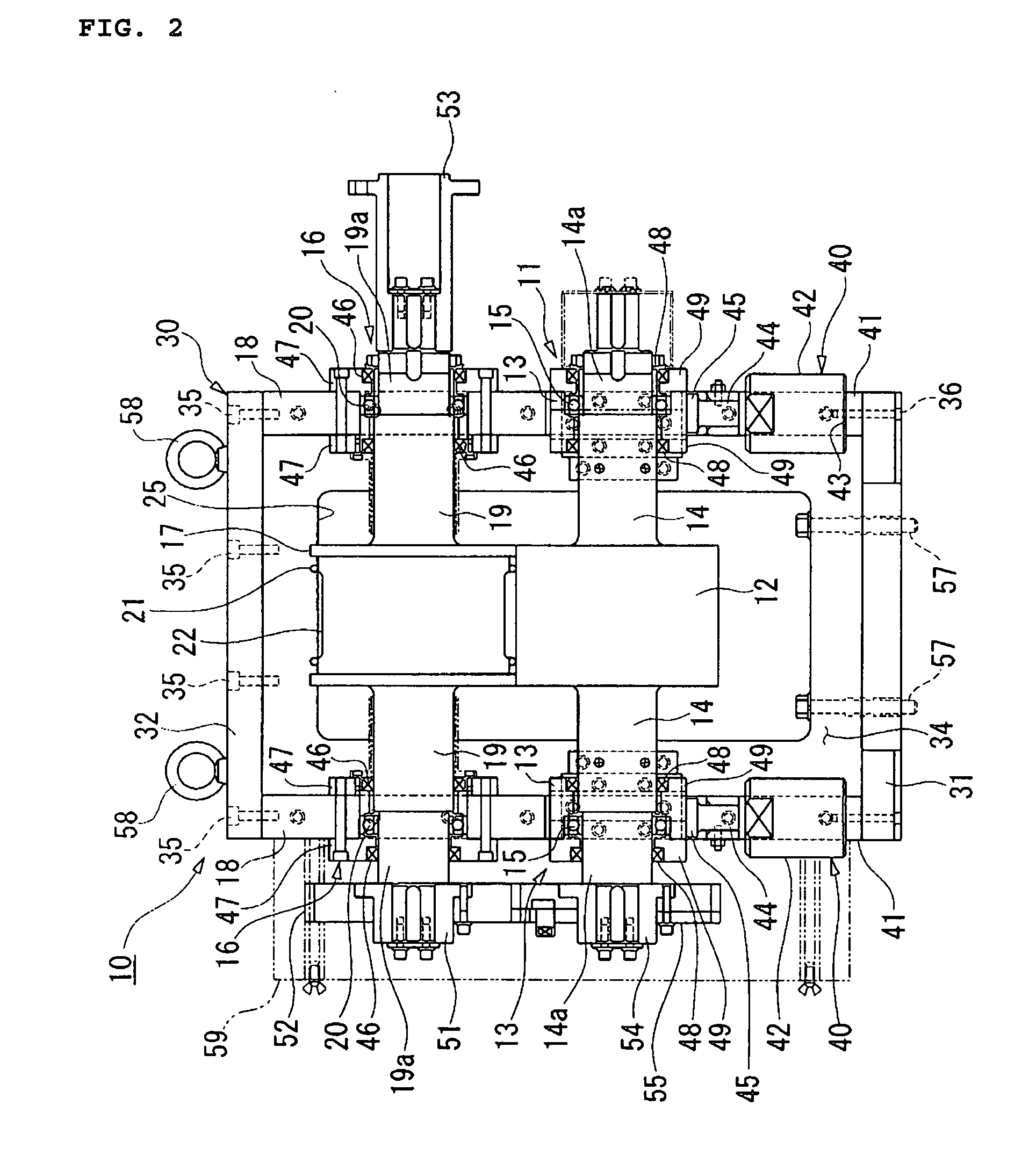 Rotary die device