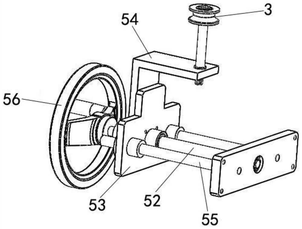 Tension machine for adjusting tension of sensing optical cable