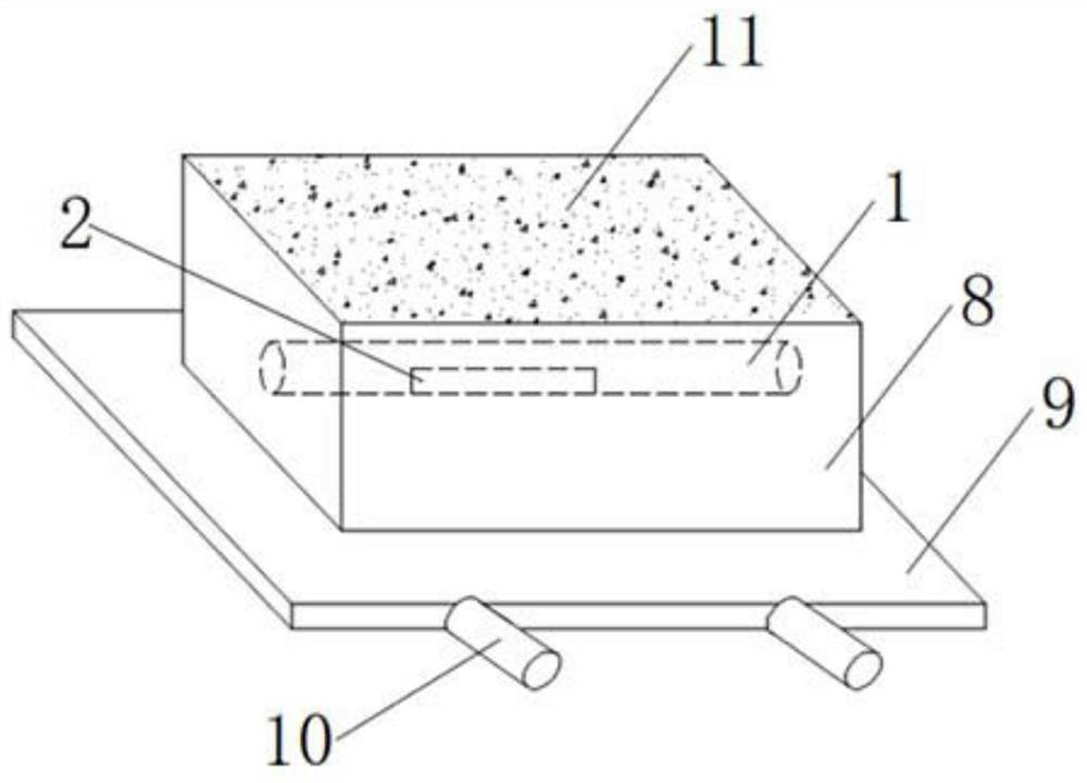 Metro tunnel train operation state and disaster coupling simulation system