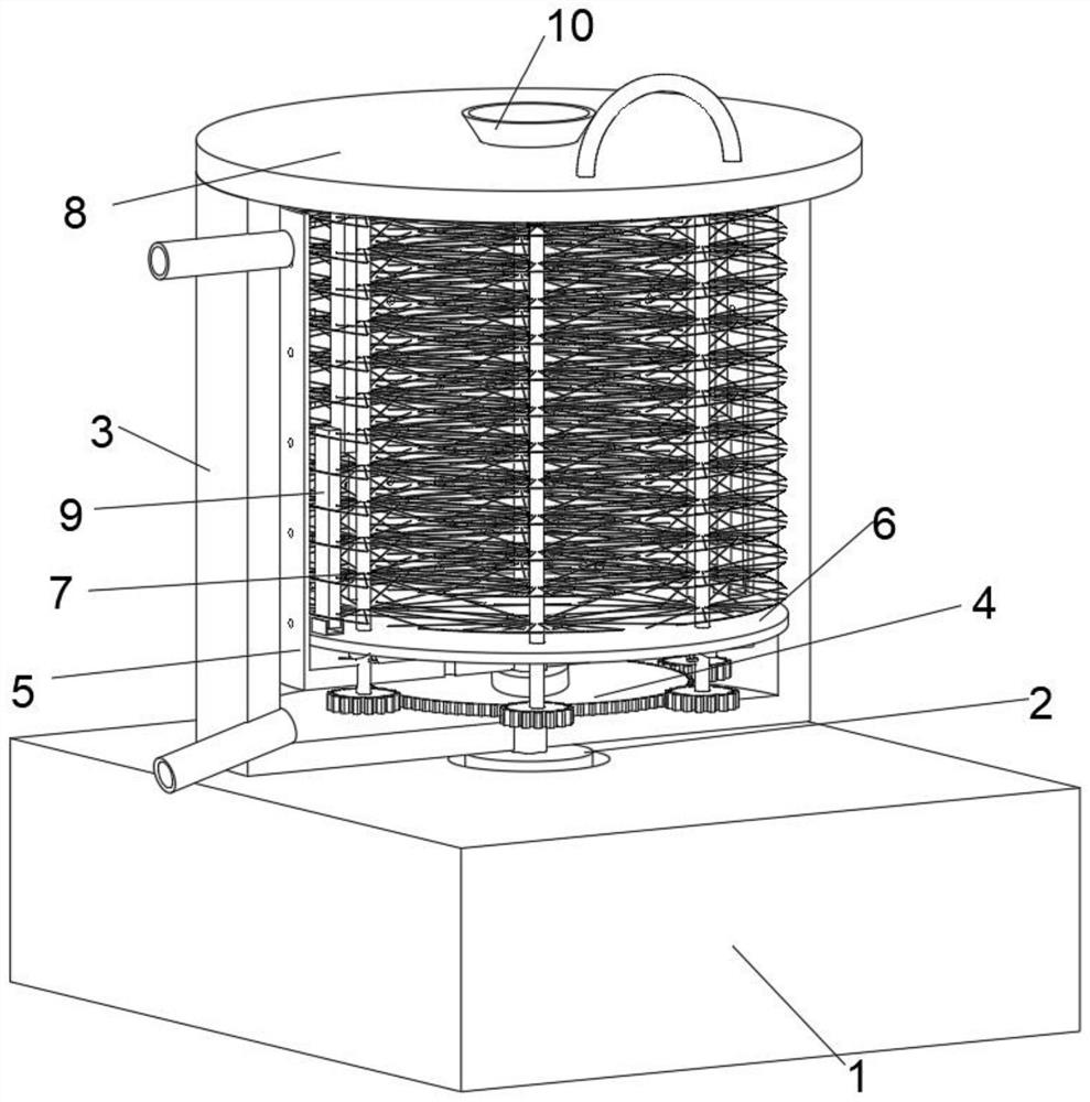 Efficient cleaning machine for dental medical instruments