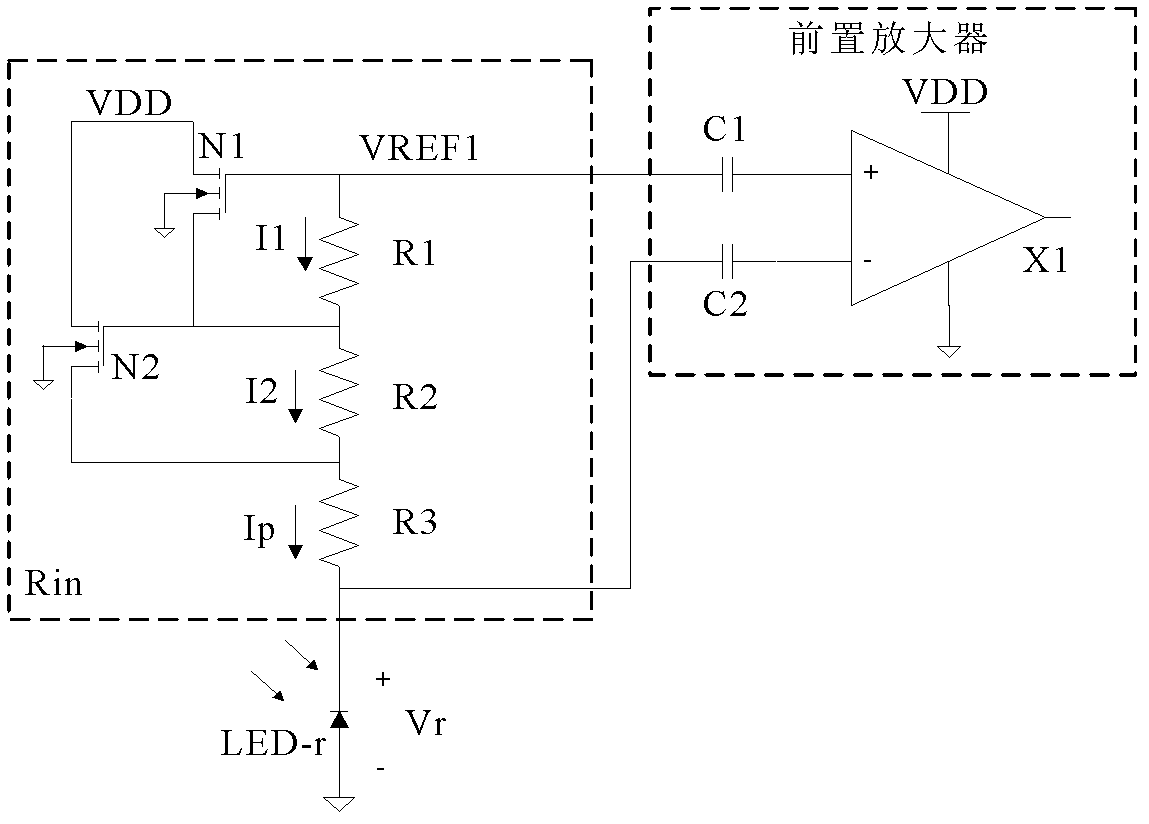 Infrared receiver and method for improving frequency response of input end of infrared receiver