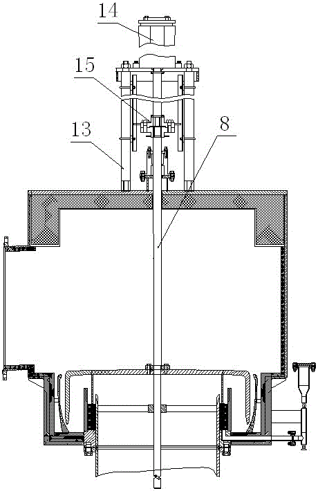 A gas pipeline liquid metal sealing valve for high temperature environment