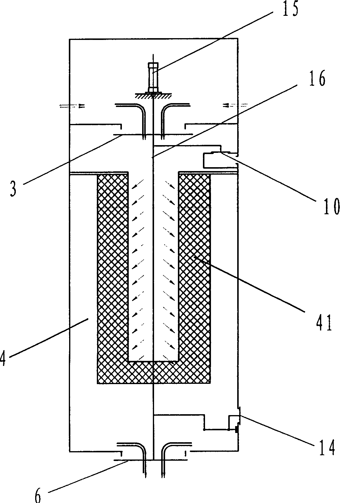 Organic waste gas purifying device