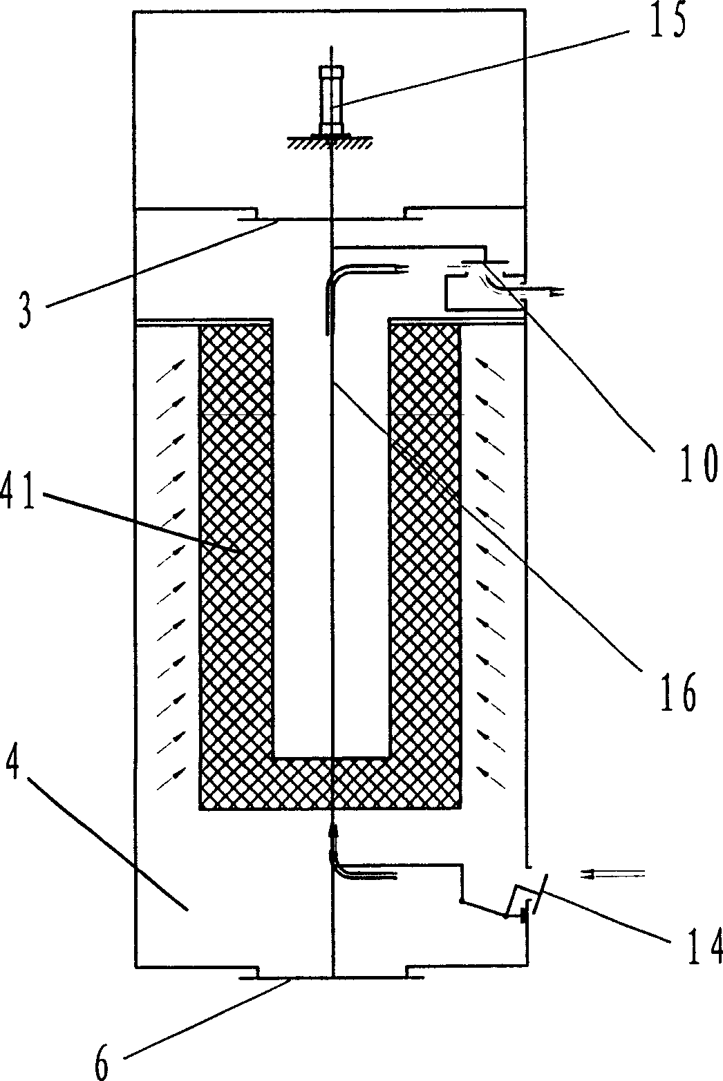 Organic waste gas purifying device