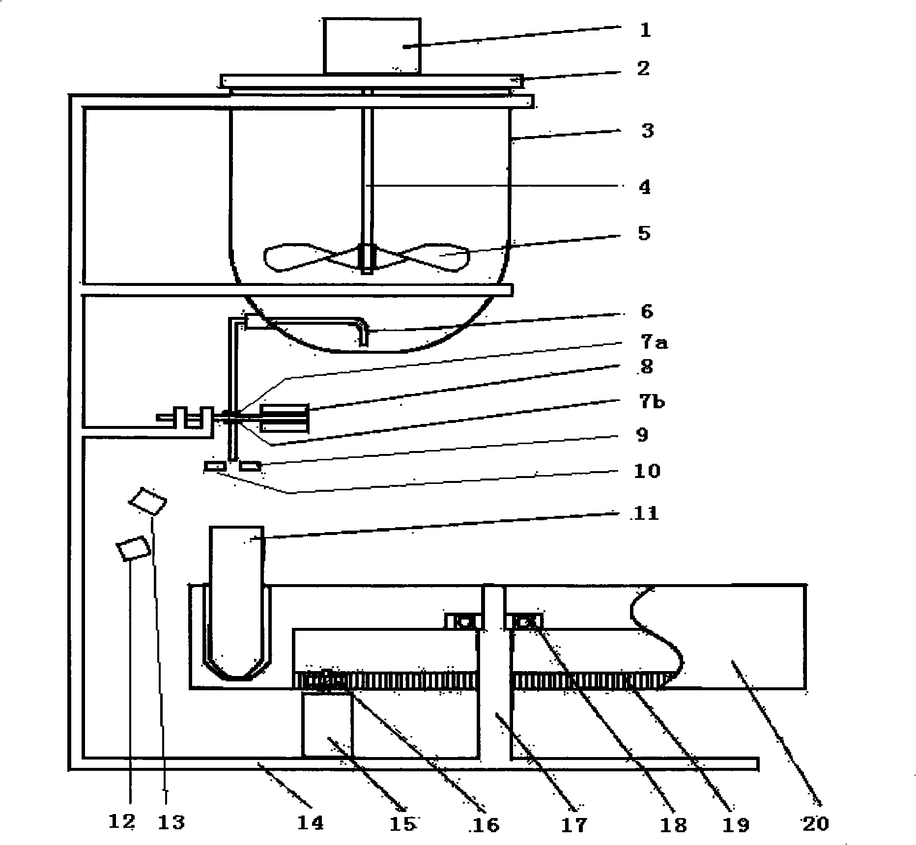 Minitype aquatic insect counting and racking machine