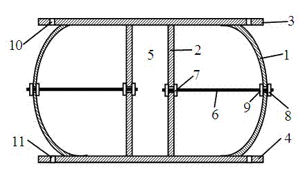 Multi-direction shape memory alloy, soft steel and lead combined drum-like damper