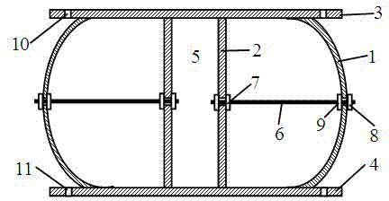 Multi-direction shape memory alloy, soft steel and lead combined drum-like damper