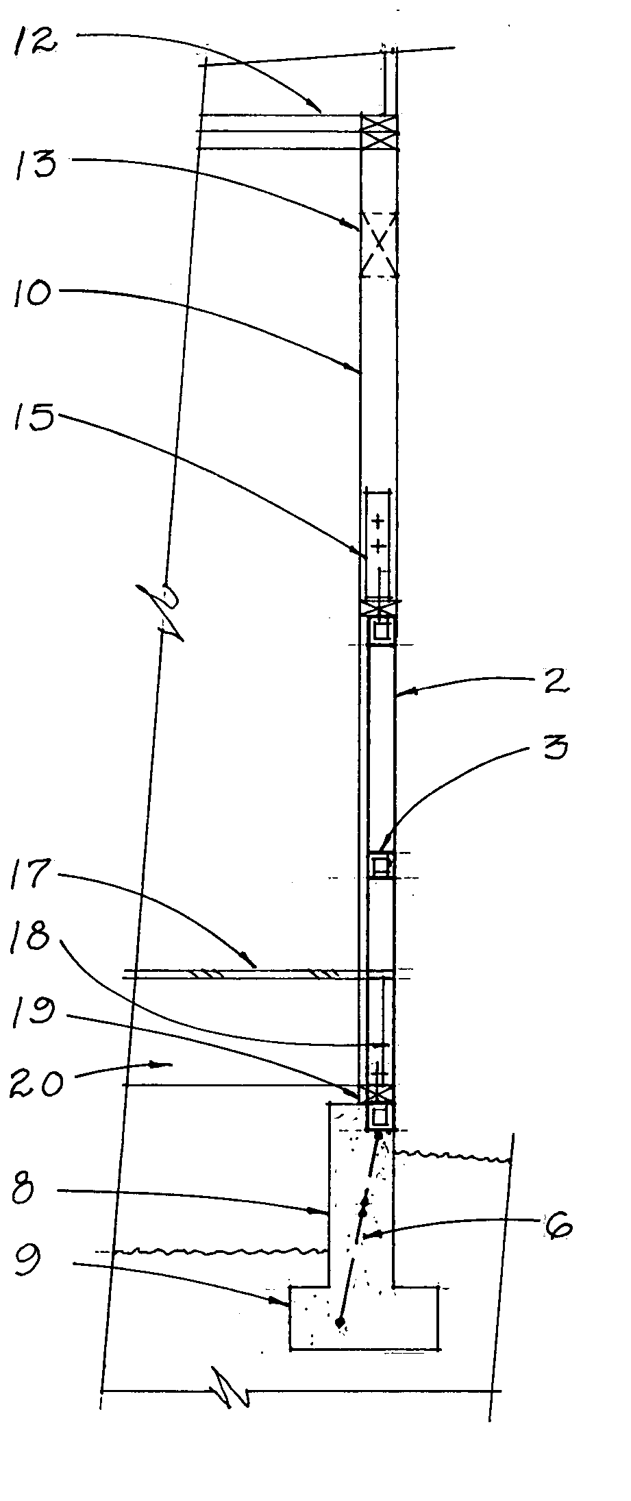 Shear wall aspect ratio reducing frame (ARRF)