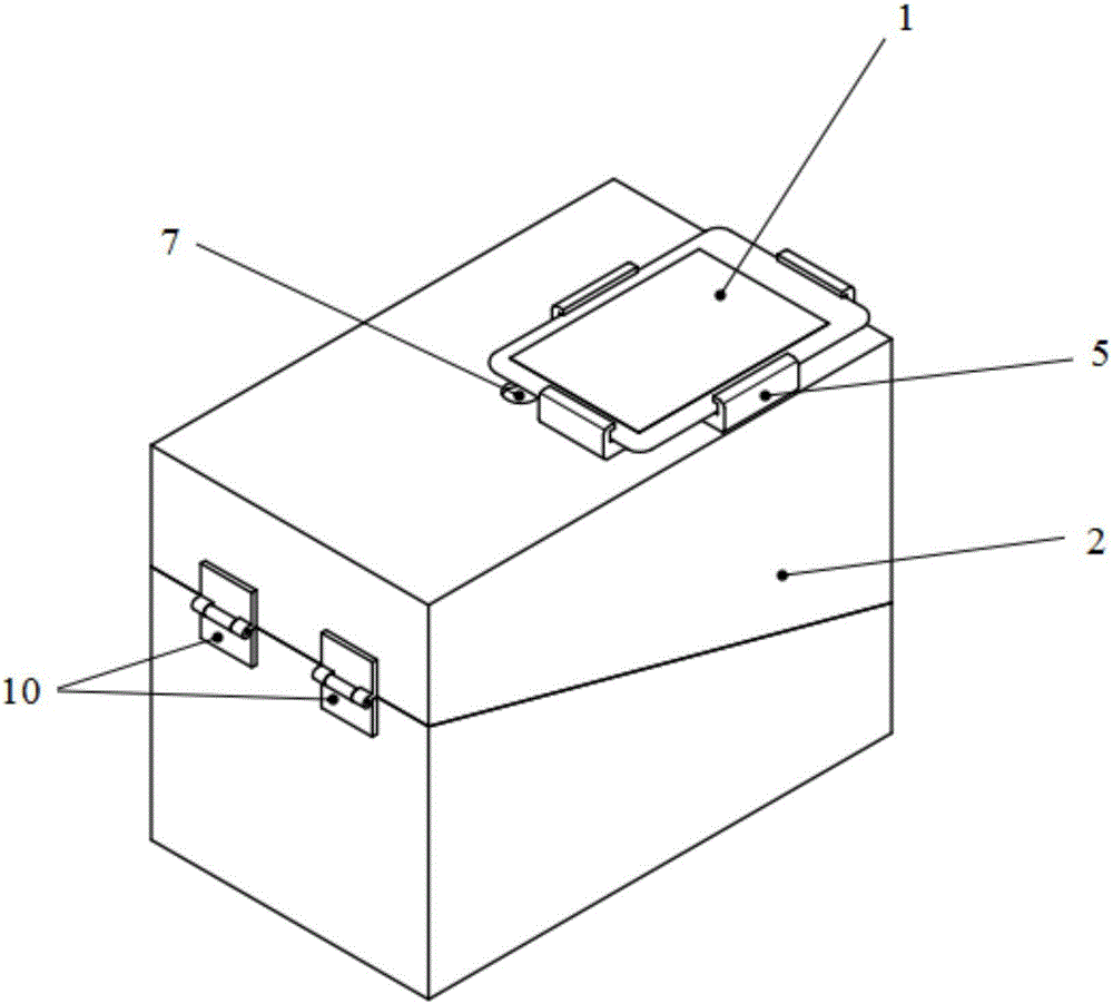 Tablet computer-based rice spike phenotype analyzer and use method thereof