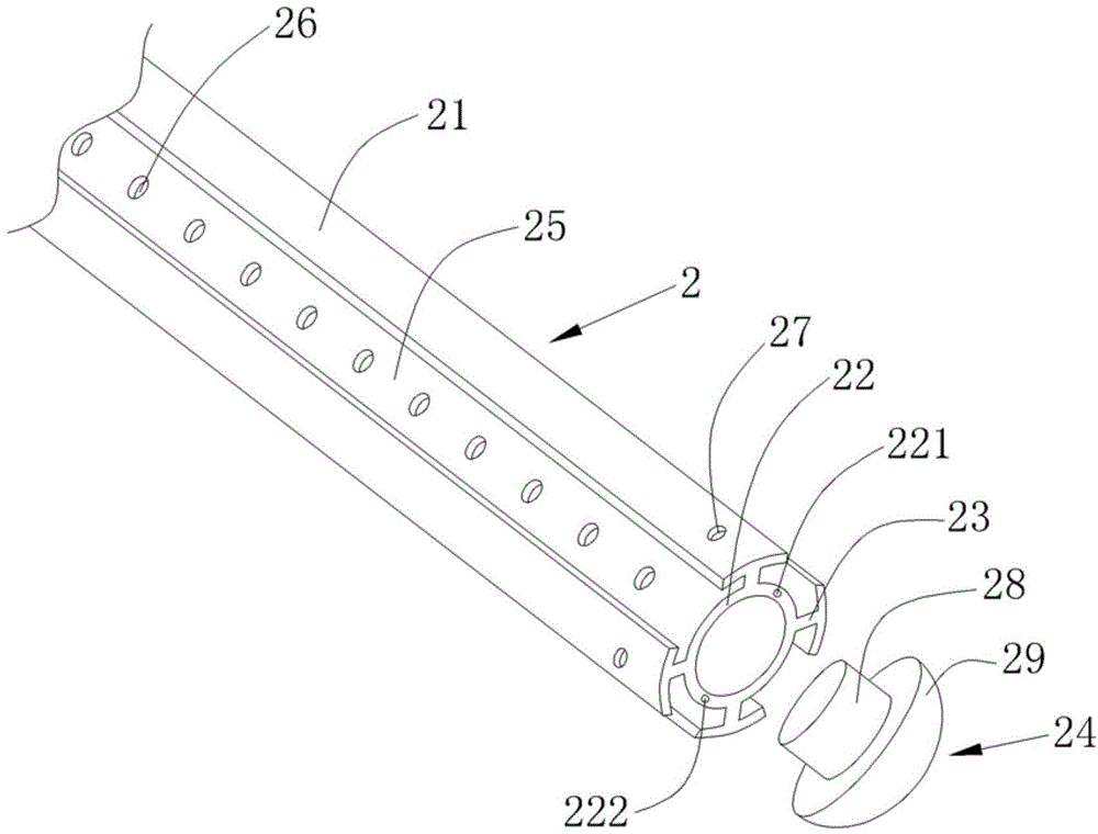 Cross-shaped double-jacketed drainage tube