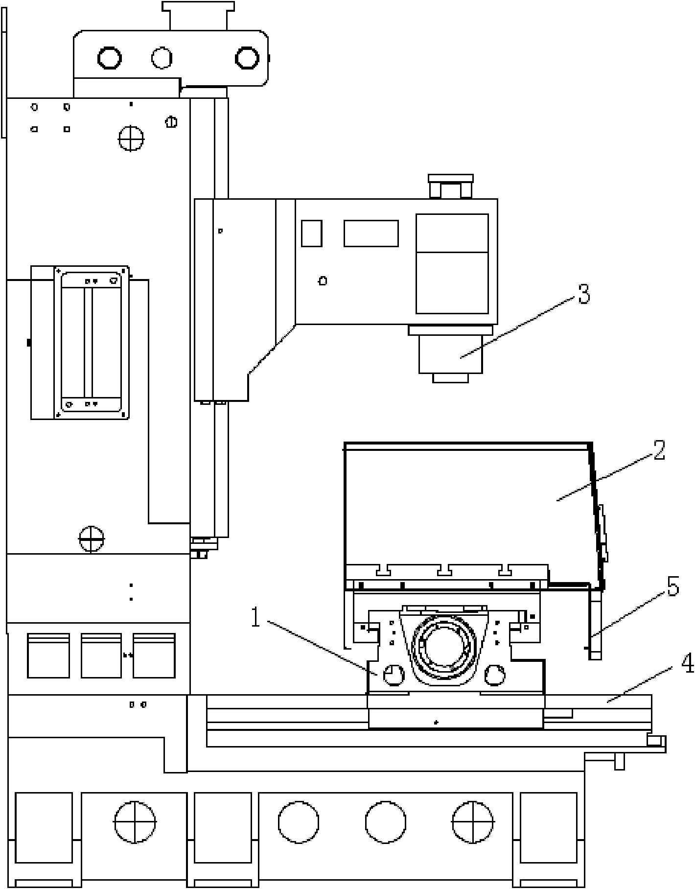 Vertical machining center