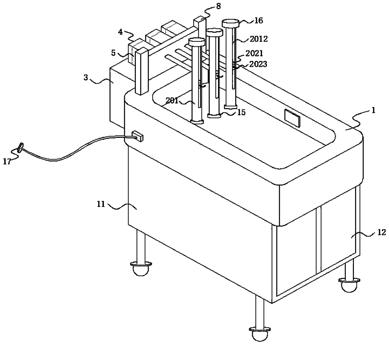 Novel intelligent blood transfusion device for hematology department