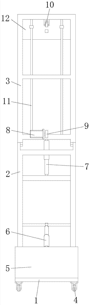 A concrete false corbel supporting device