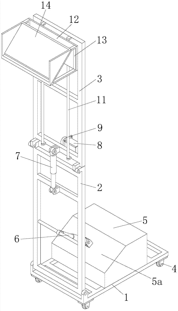 A concrete false corbel supporting device