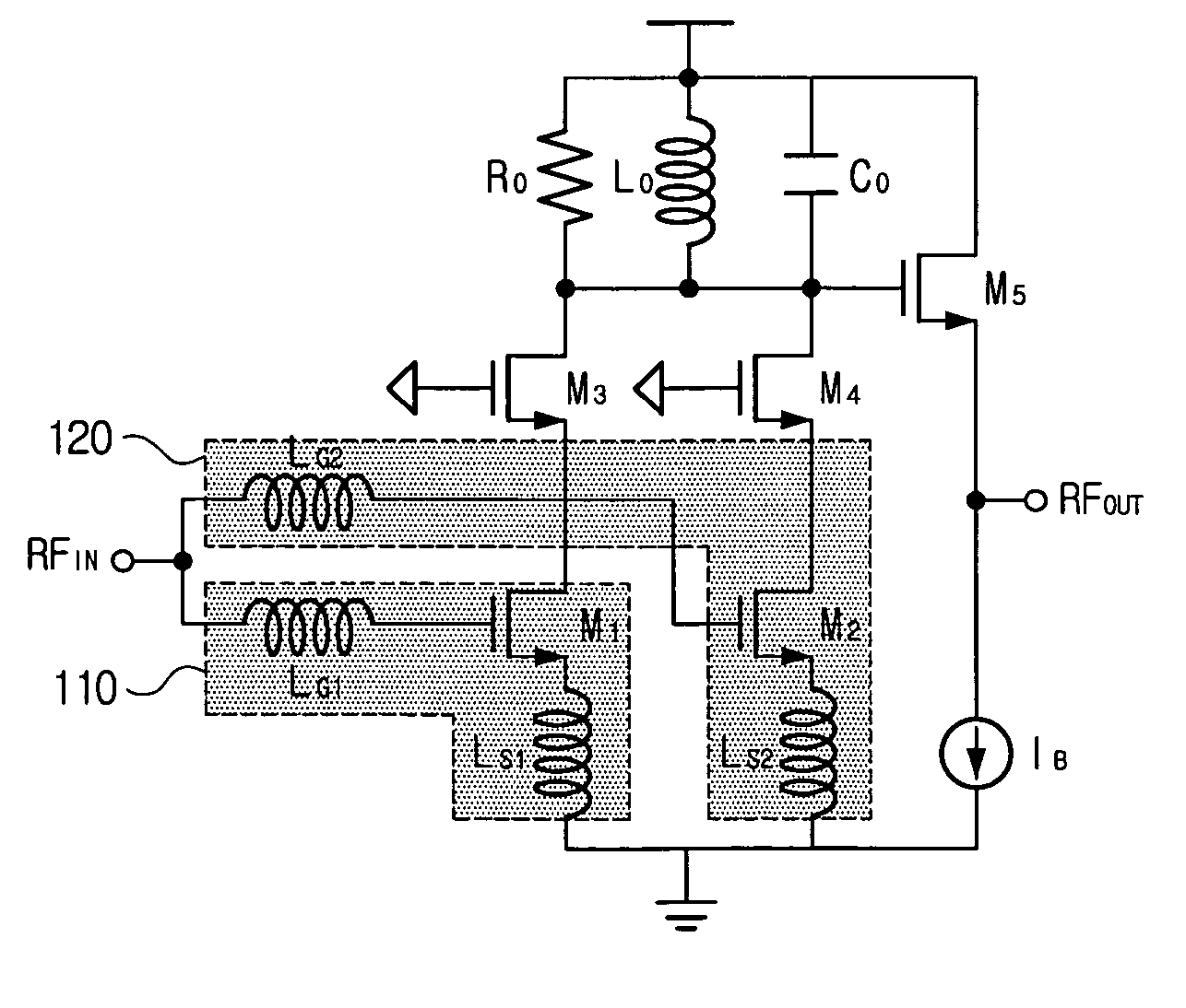 Low noise amplifier for ultra wide band