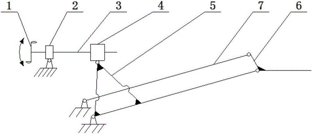 Missile loaded vehicle hoisting mechanism based on guide rod mechanism and parallelogram mechanism