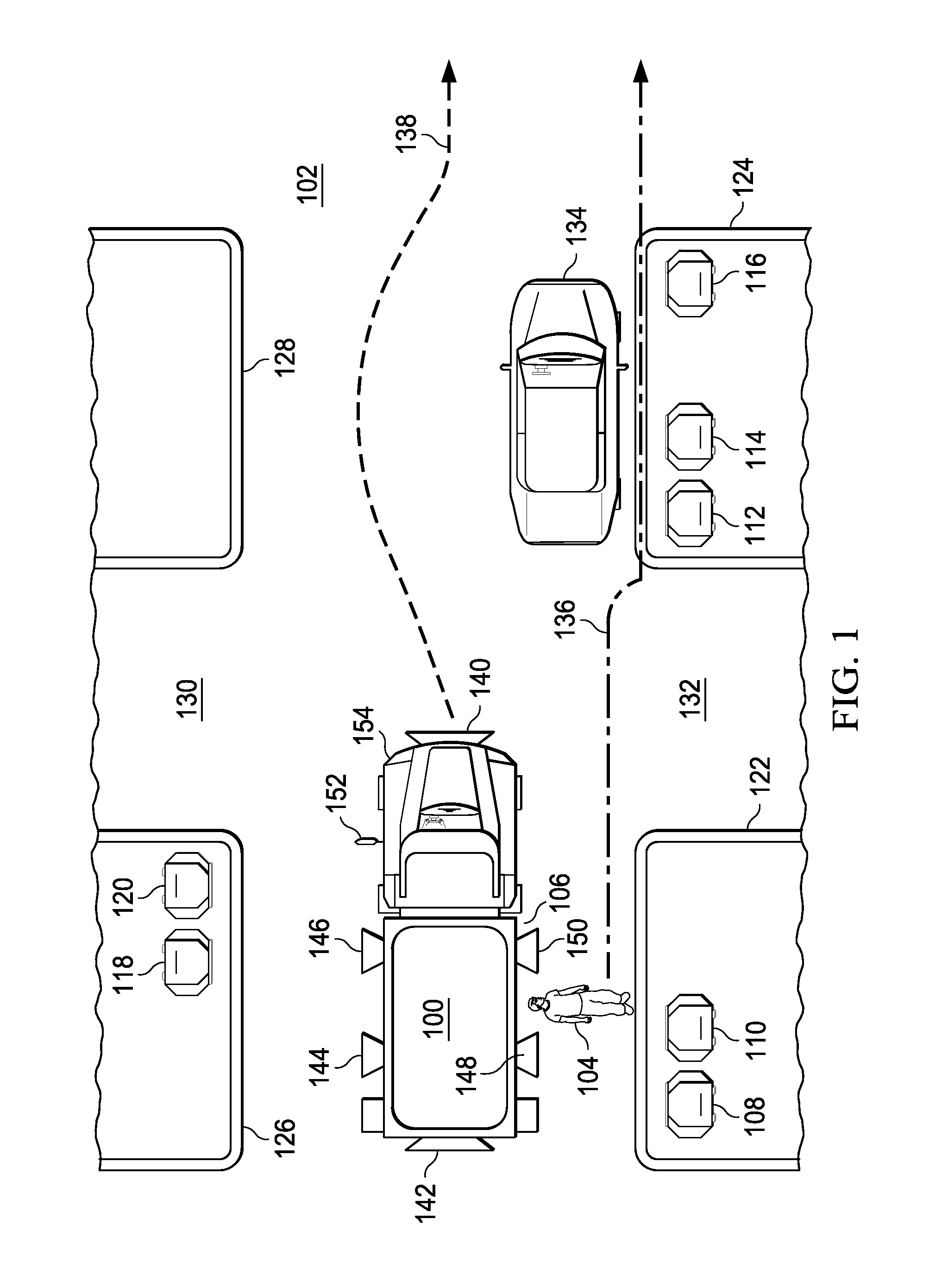 Leader-follower fully autonomous vehicle with operator on side