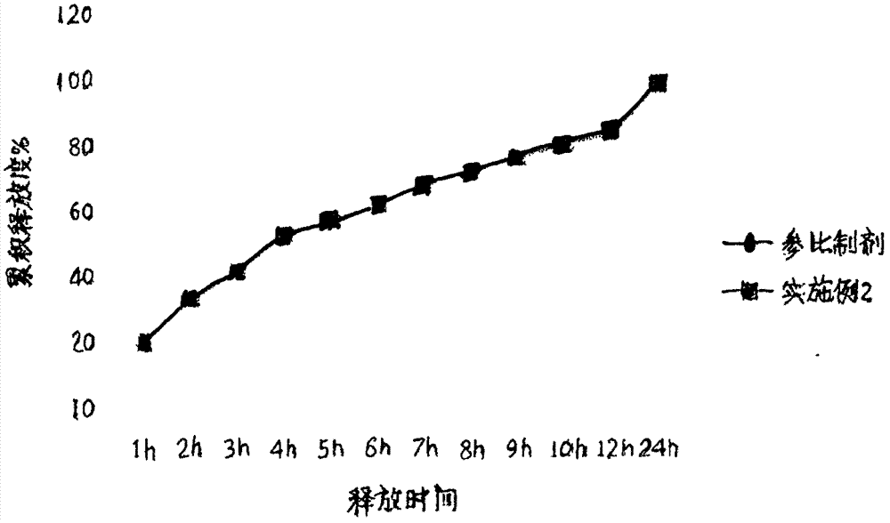 Magnesium valproate sustained release tablet and preparation process thereof