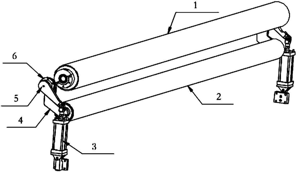 Digital printer and swing arm type pressure roller feeding device