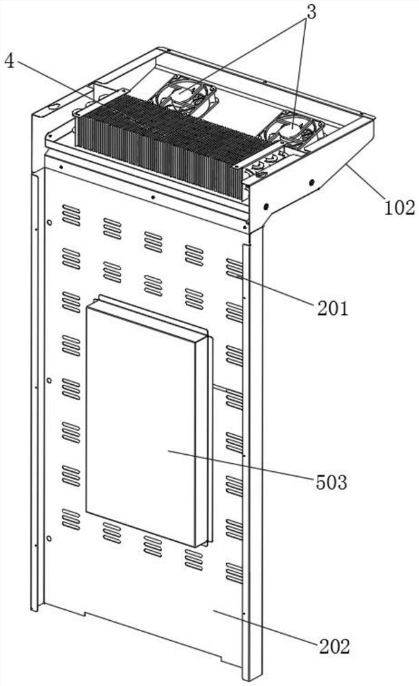 Medical refrigerating box air duct and medical refrigerating box