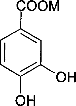 Preparation method of food additive 3,4-dihydroxy-benzoil acid