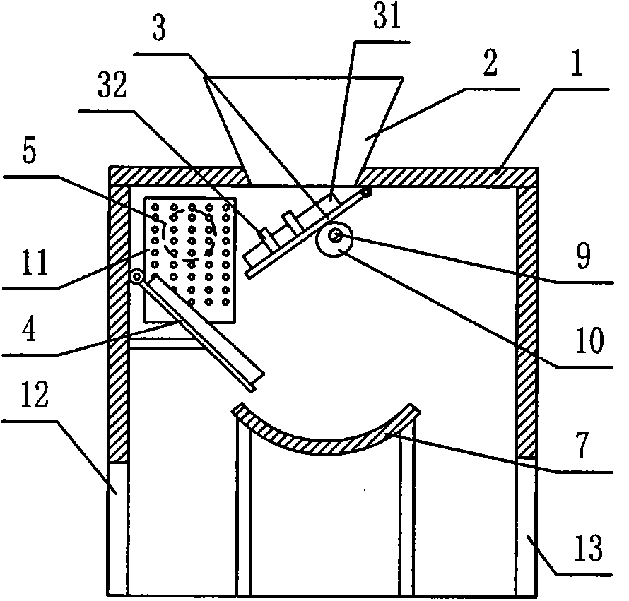 Impurity removing and winnowing machine of wheat