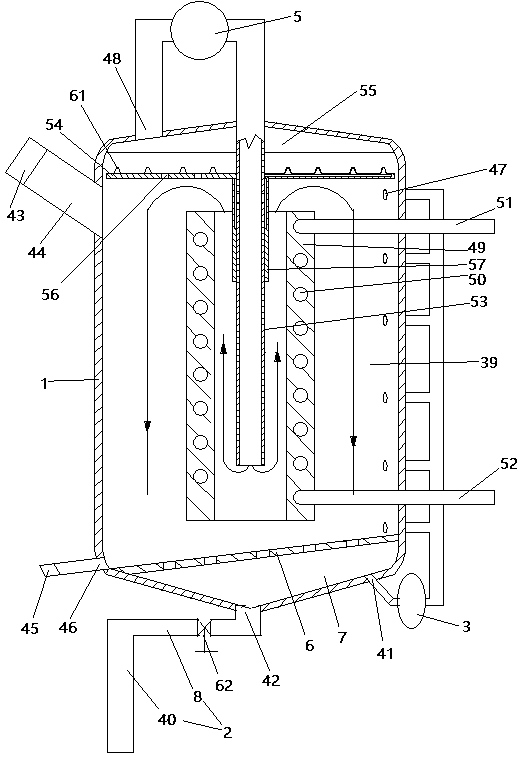 Stirring overflow-type traditional Chinese medicine decocting and conveying method