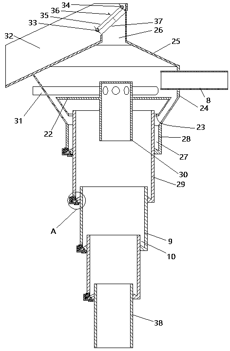 Stirring overflow-type traditional Chinese medicine decocting and conveying method