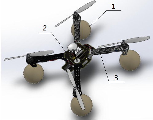 Unmanned aerial vehicle environment monitoring system and monitoring device thereof