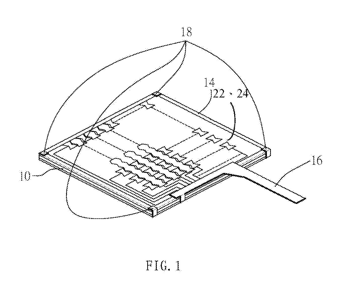 Touch panel having a shielding structure and method of manufacturing the same