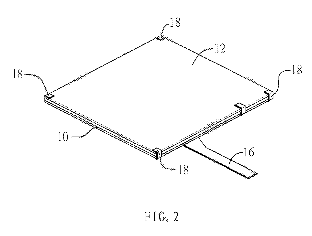 Touch panel having a shielding structure and method of manufacturing the same