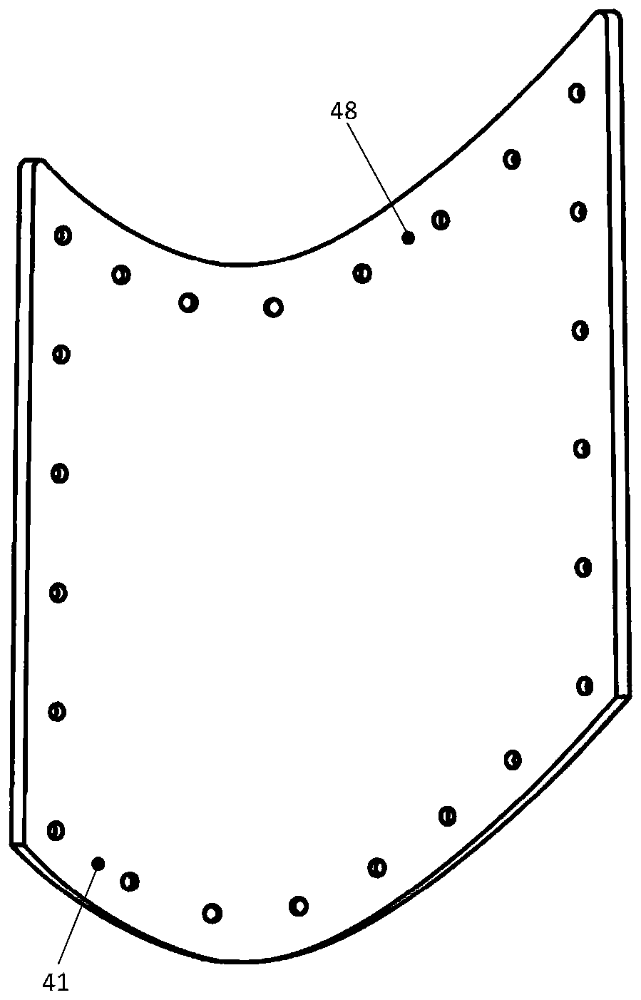 3D printed curved surface conformal antenna liquid-cooling cold plate structure