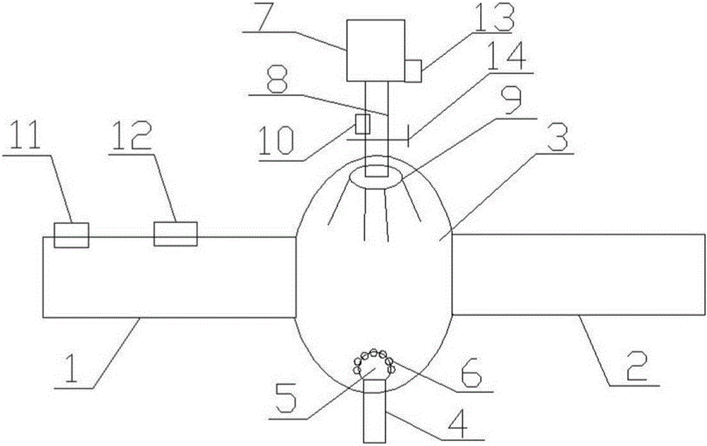 Chemical dosing device being capable of automatically computing chemical dosing dose via PLC (programmable logic controller) and used for sewage treatment equipment