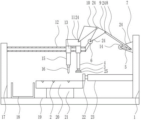 Efficient metal plate cutting device for daily-use metal product production