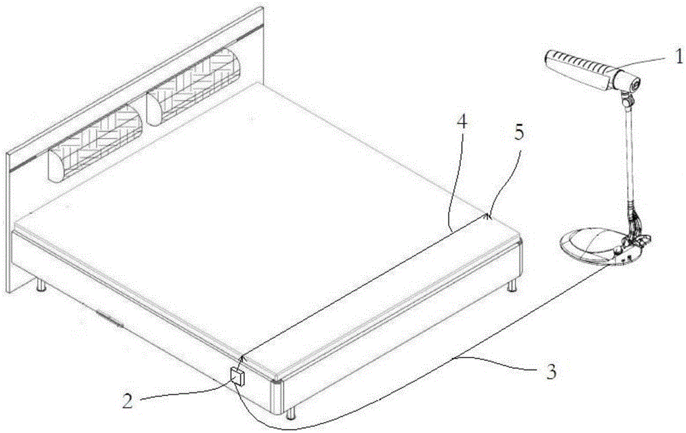 Intelligent bedside night LED lamp